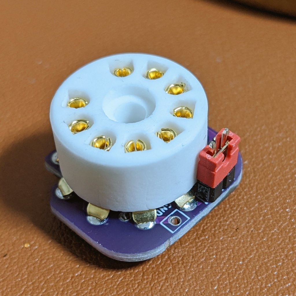 NosPiDAC Tube MT/MTa用 PCC89真空管下駄 実験基板(基板のみ)