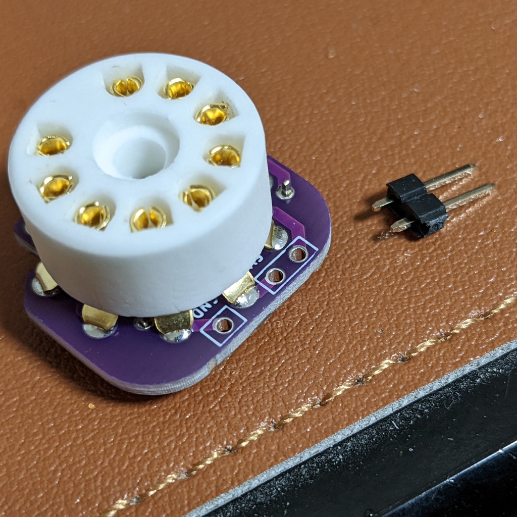 NosPiDAC Tube MT/MTa用 PCC89真空管下駄 実験基板(基板のみ)