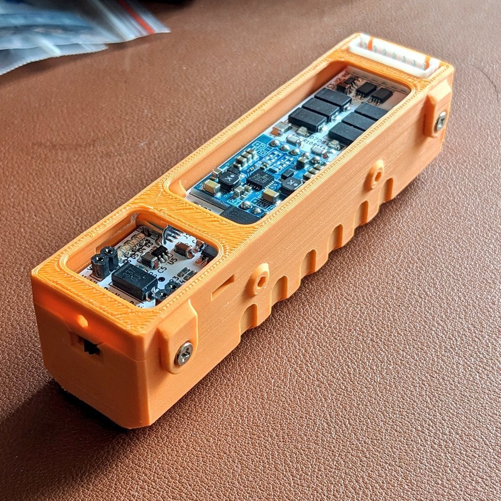 Mobile PosNeg Battery LITE(フリーDL版)用ケース(STLデータのみ)