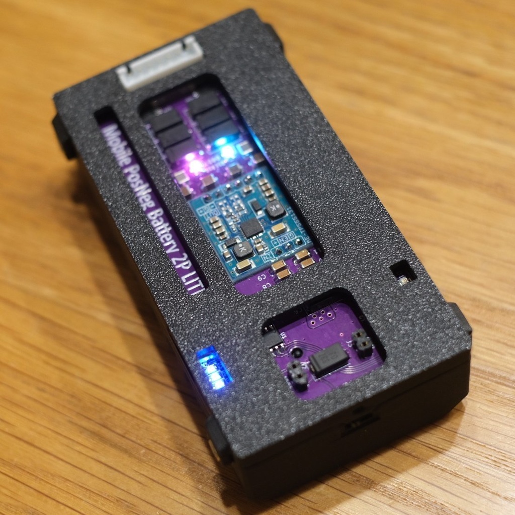 Mobile PosNeg Battery 2P LITE(フリーDL版)用ケース(STLデータのみ)