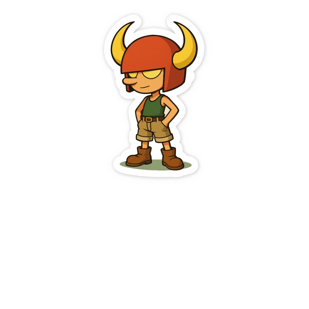 イカスライダー - スマホステッカー