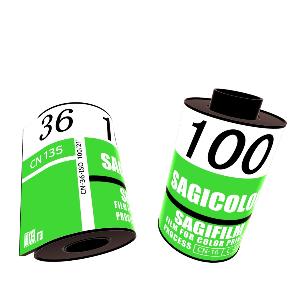 基本無料【オリジナル3Dモデル】35mmフィルム