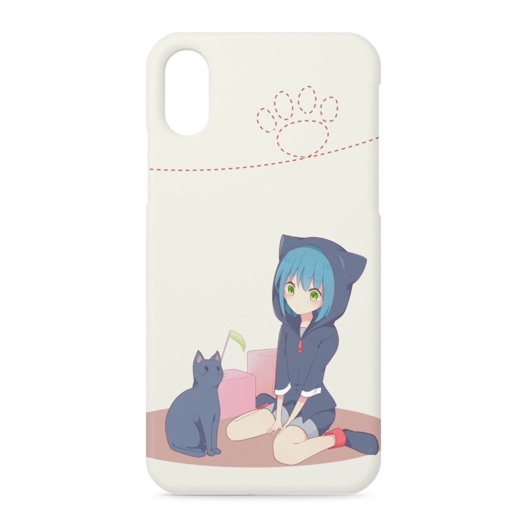 黒猫スマホケース