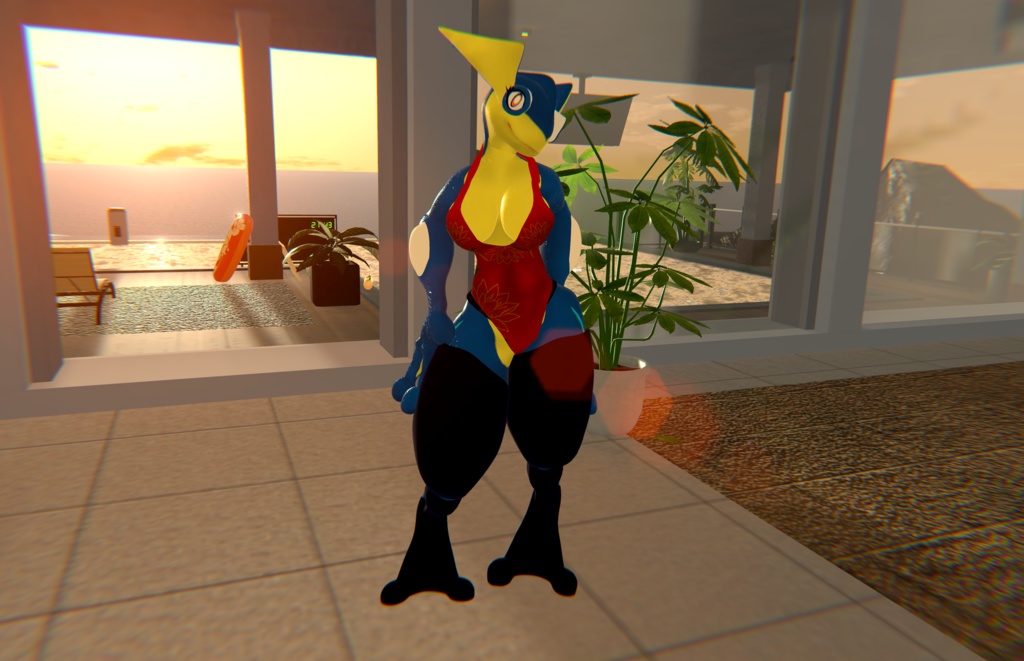 Greninja - ゲッコウガ (VrChat-Avatar)