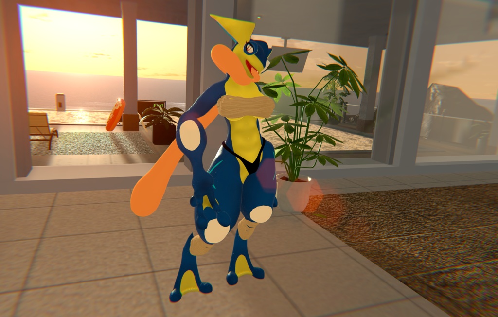 Greninja - ゲッコウガ (VrChat-Avatar)