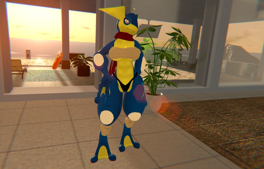 Greninja - ゲッコウガ (VrChat-Avatar)