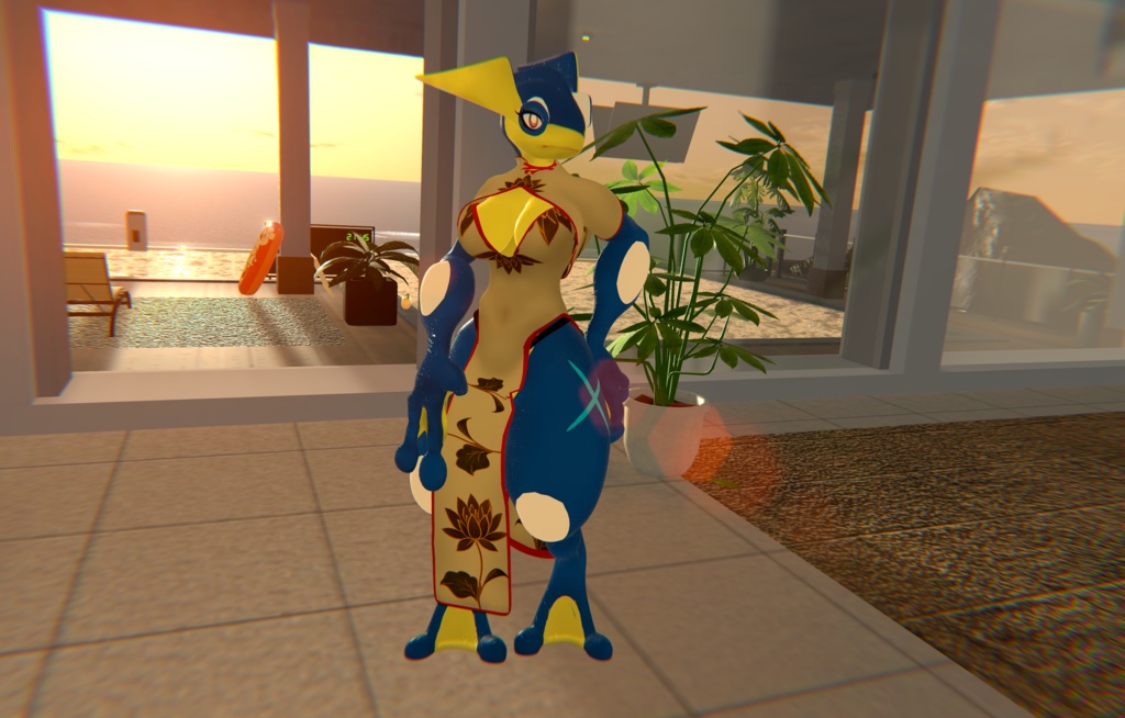 Greninja - ゲッコウガ (VrChat-Avatar)