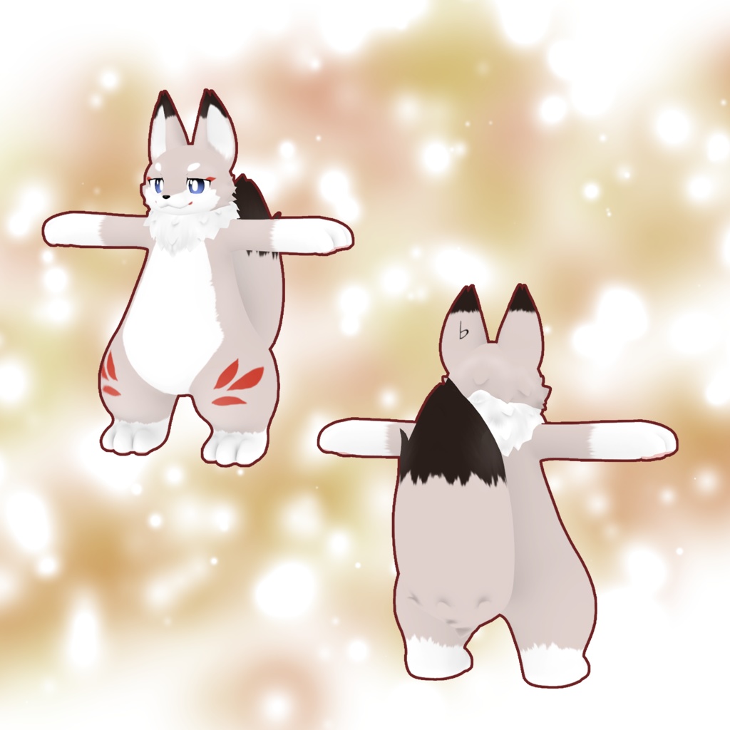 【オリジナル3Dモデル】フラット(Flat)