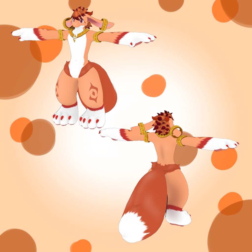 【オリジナル3Dモデル】チャコ (Chaco)