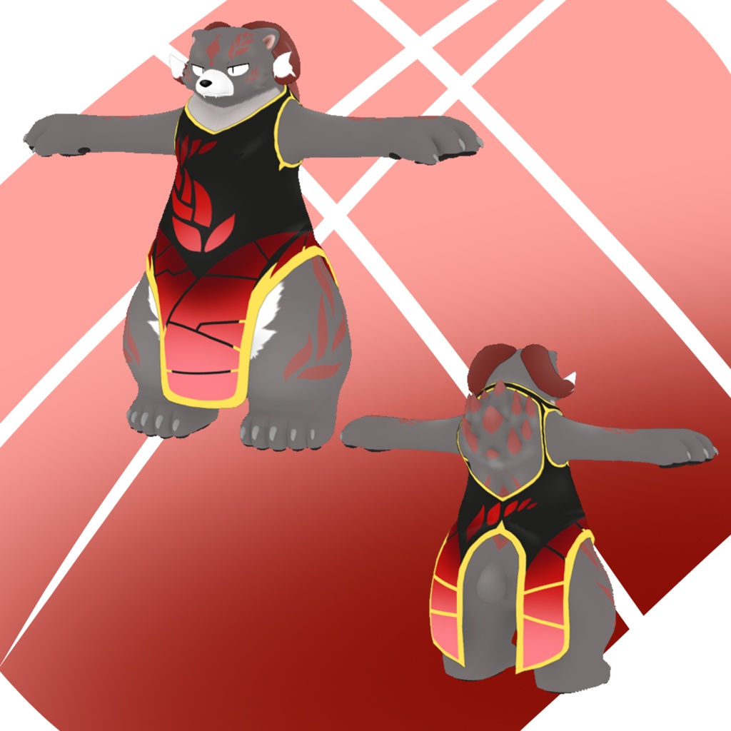 【オリジナル3Dモデル】ヒガン (Higan)