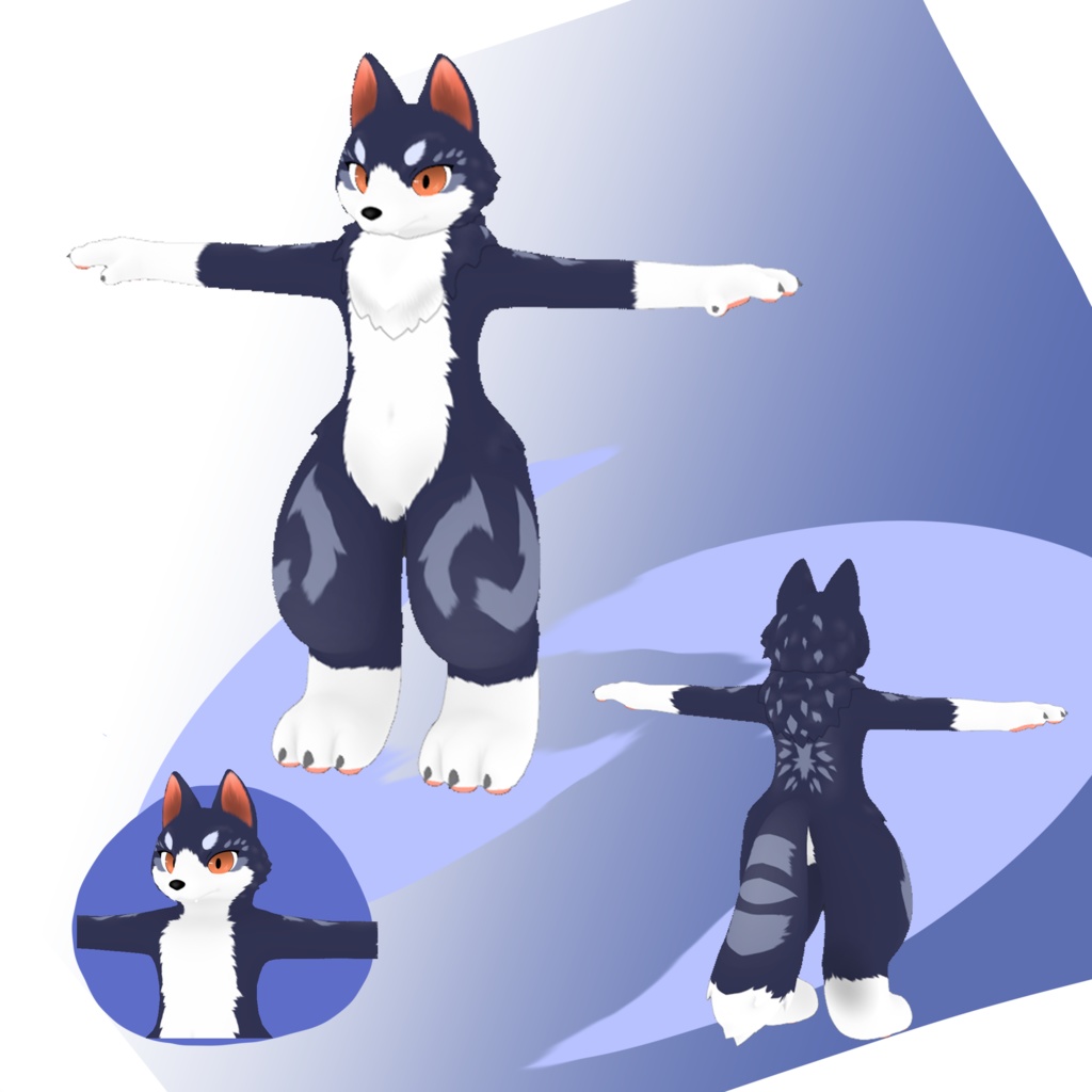 【オリジナル3Dモデル】コロネ (Korone)