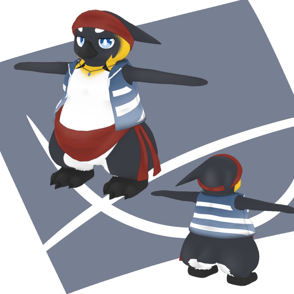 【オリジナル3Dモデル】ププ(Pupu)