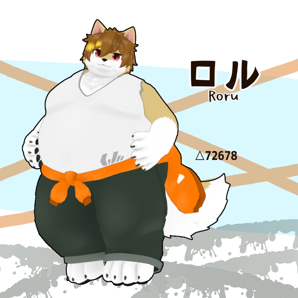 【オリジナル3Dモデル】ロル（Roru）