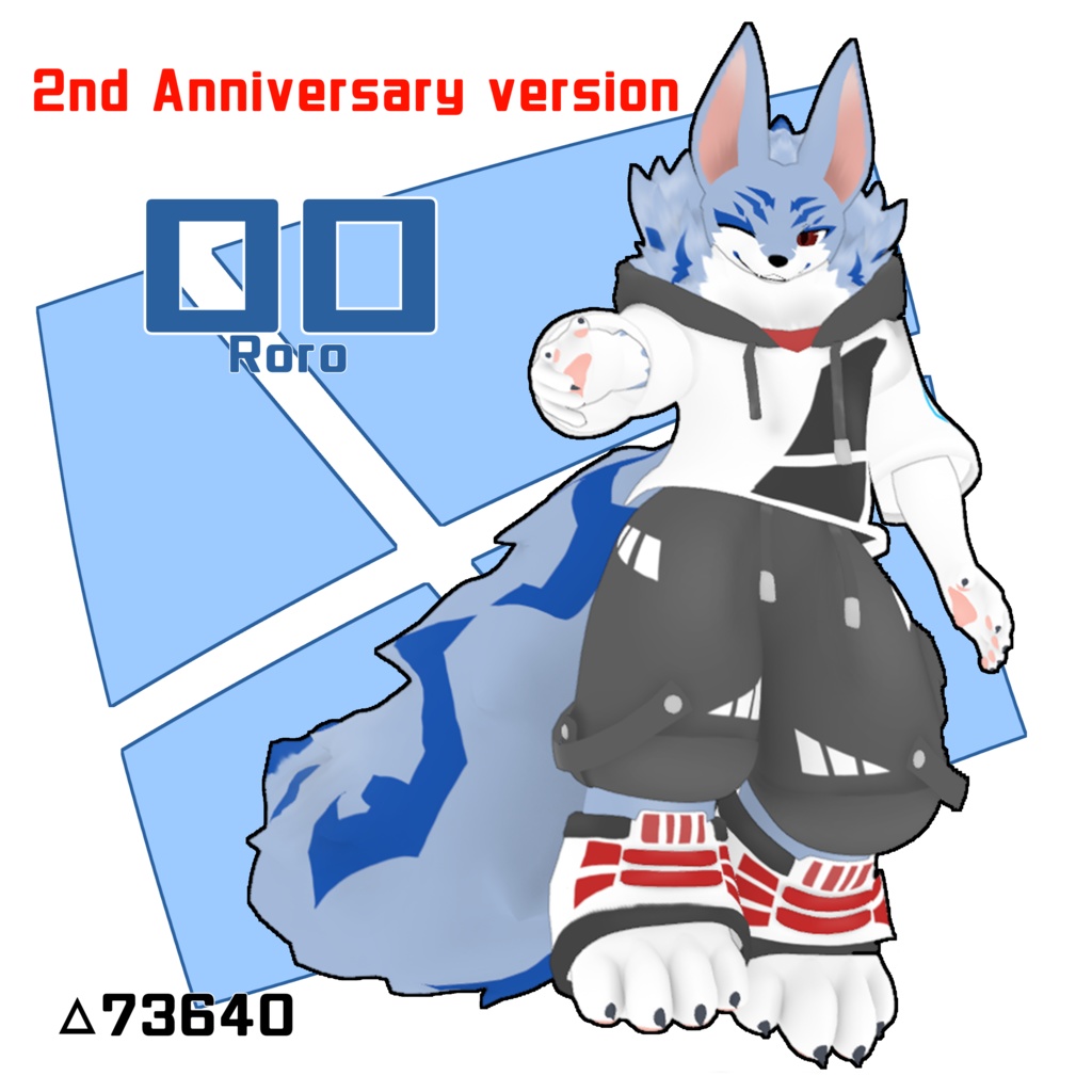 【オリジナル3Dモデル】ロロ(Roro) 2nd Anniversary