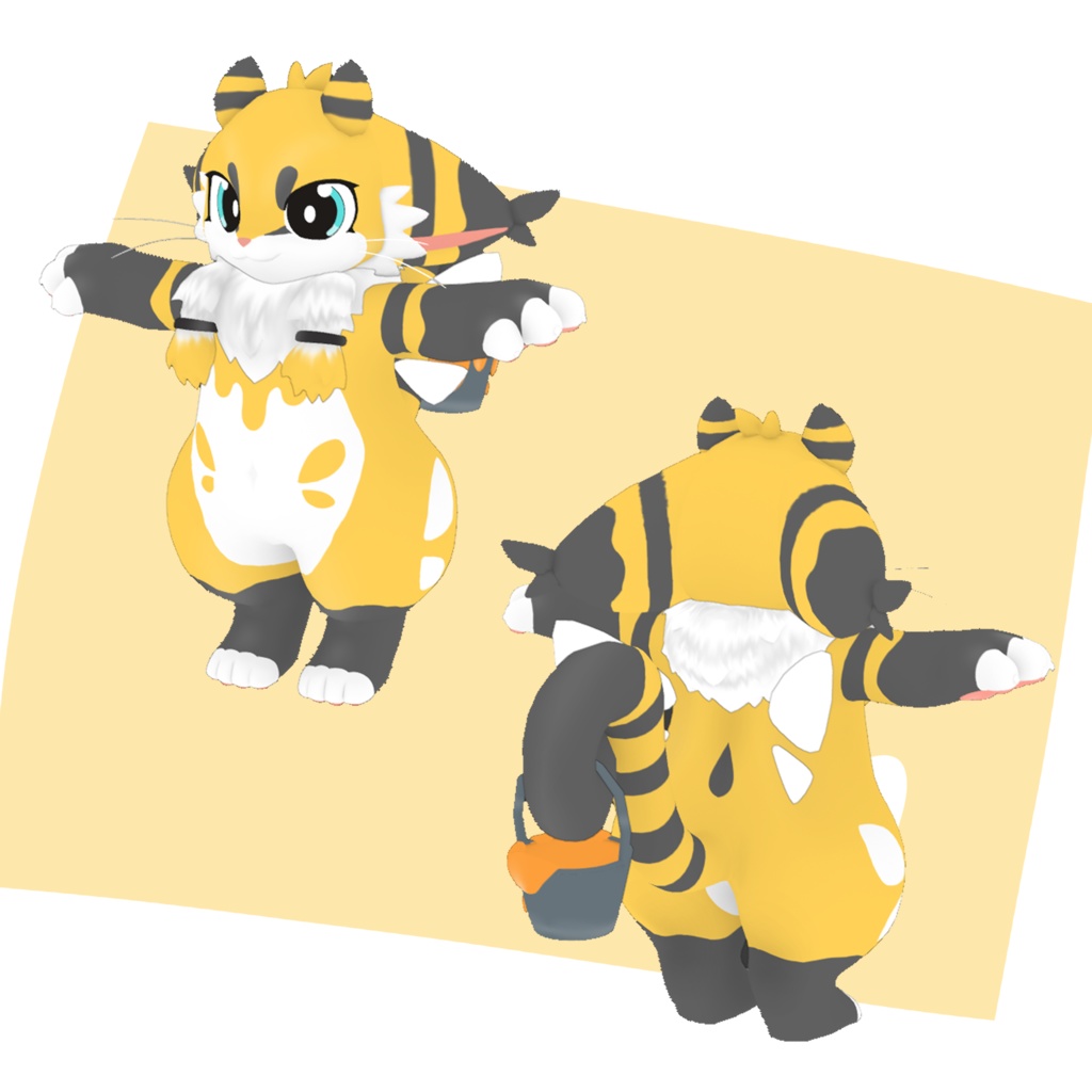 【オリジナル3Dモデル】メリ(Meli) Design by イチヒ(Ichihi)