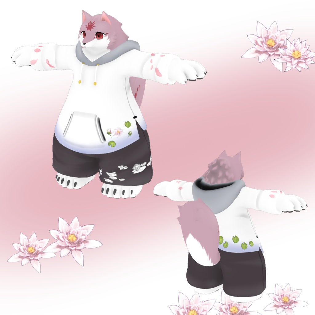 【オリジナル3Dモデル】スイレン(Suiren)