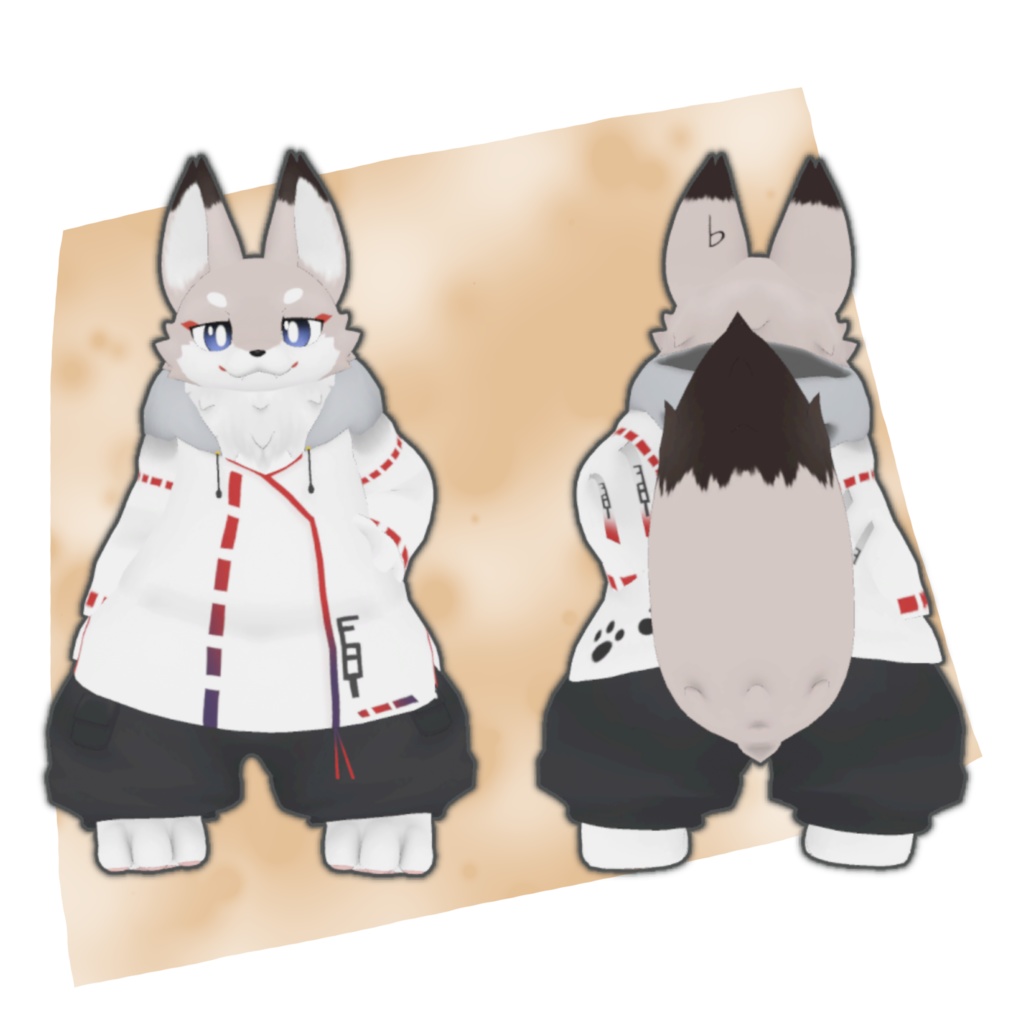 【オリジナル3Dモデル】フラット(Flat)2nd Anniversary