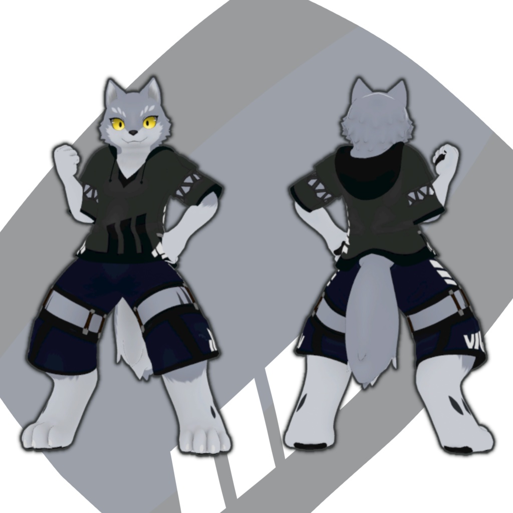 【オリジナル3Dモデル】ルル少年期(Lulu.juvenileVer)