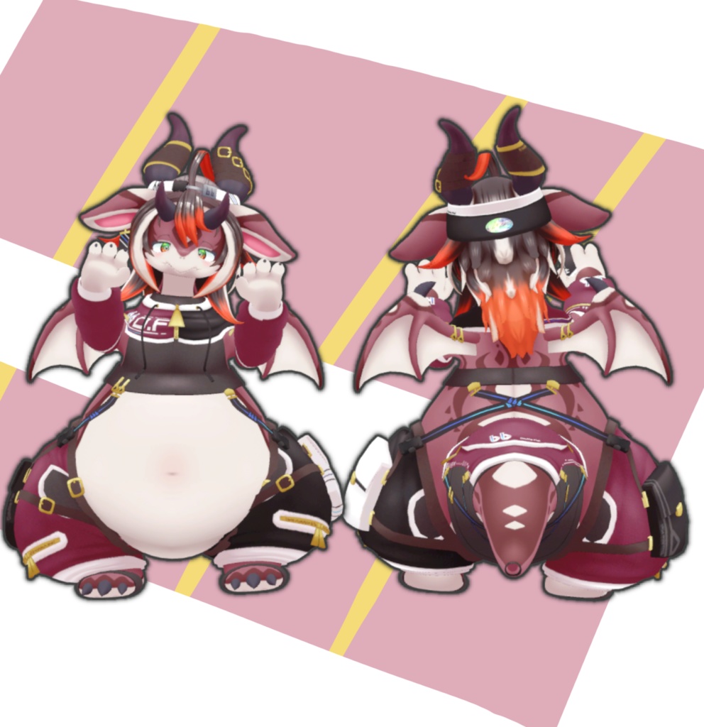 【オリジナル3Dモデル】ベモル(Bemol) Design by MASH