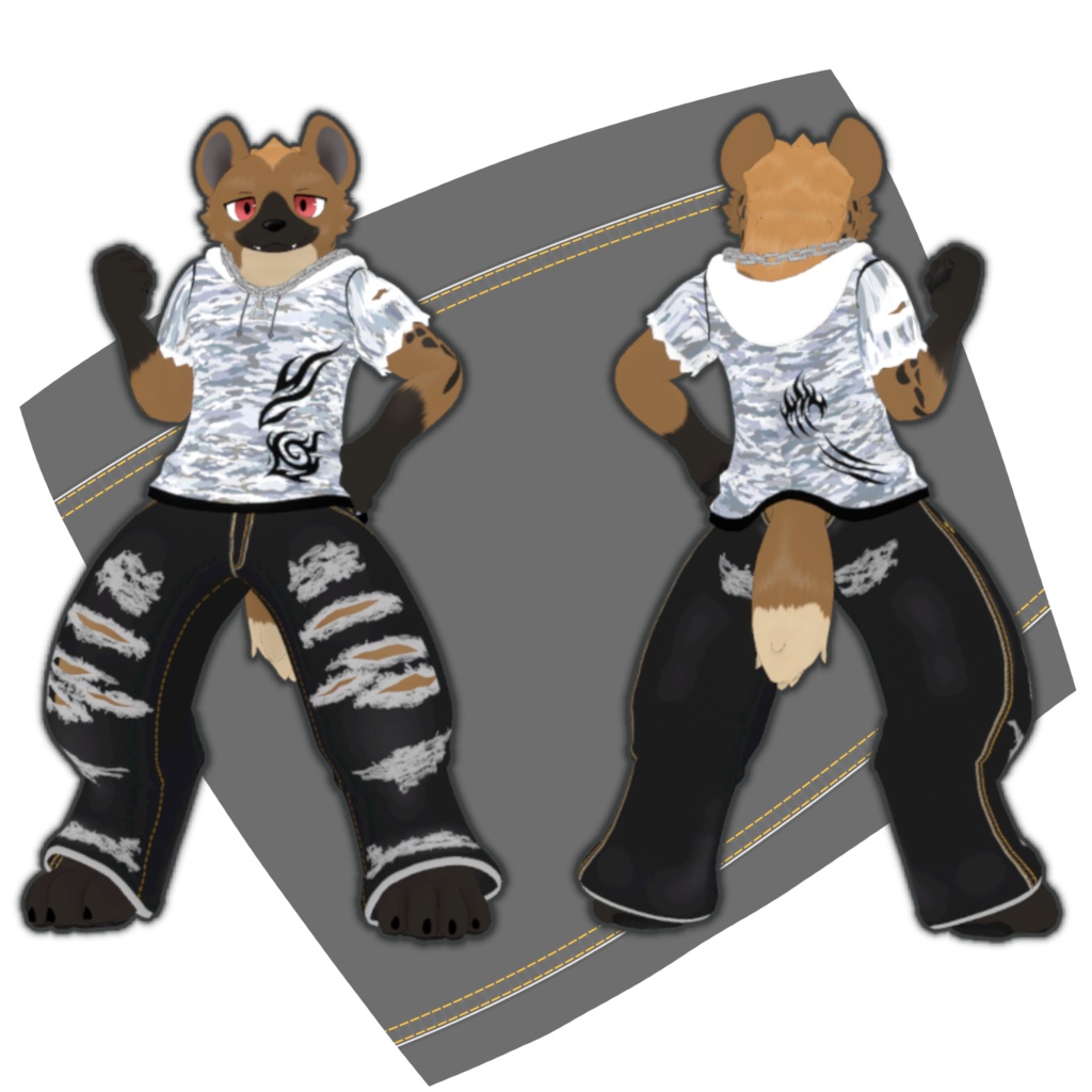 【オリジナル3Dモデル】レレ少年期(Rere.juvenileVer)