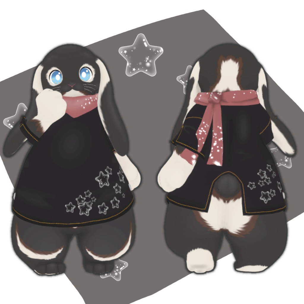 【オリジナル3Dモデル】トモリ(Tomori)