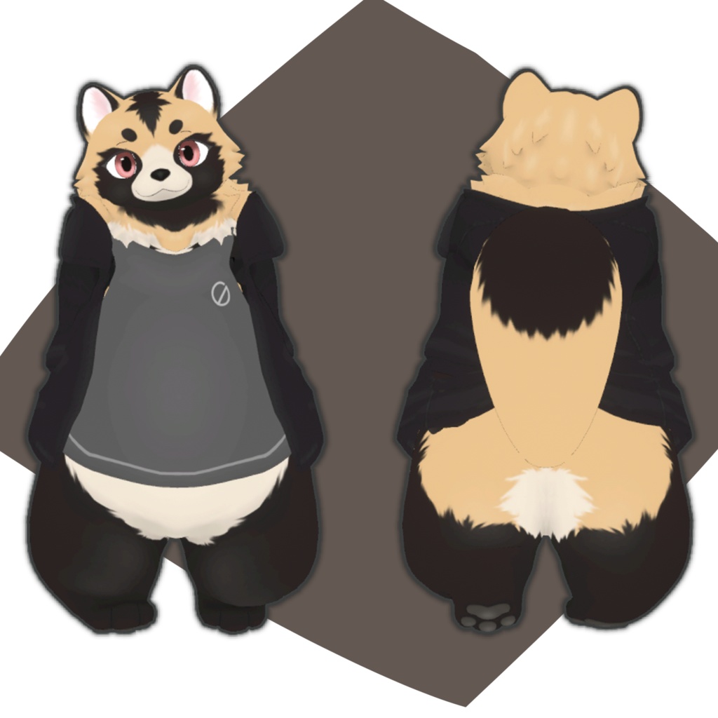 【オリジナル3Dモデル】ロカ(Roka)