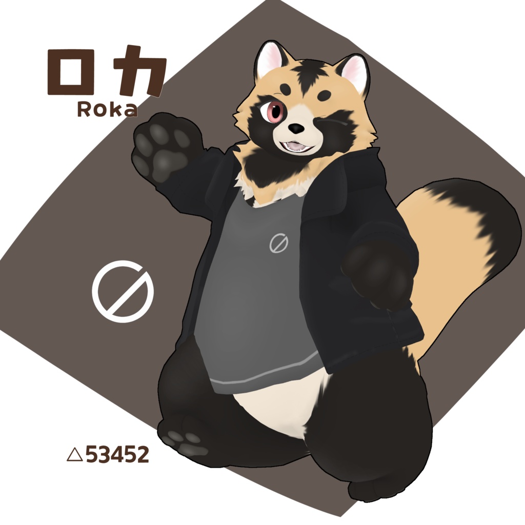 【オリジナル3Dモデル】ロカ(Roka)