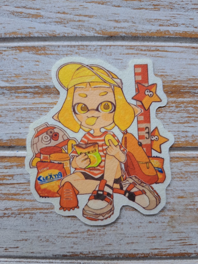 ステッカーD