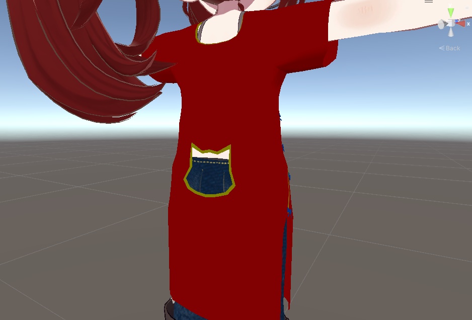 キプフェル用チーパオ風Tシャツ【MA対応済み】