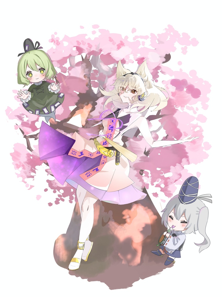 春の神子アクスタ with ふととじ
