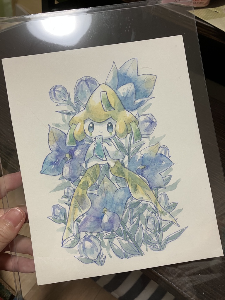 原画　③キキョウとジラーチ