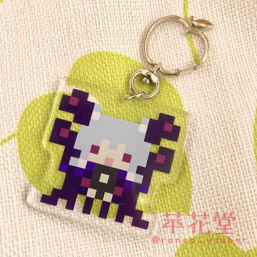 【完売】蘭蟲アクリルキーホルダー（ドット絵）