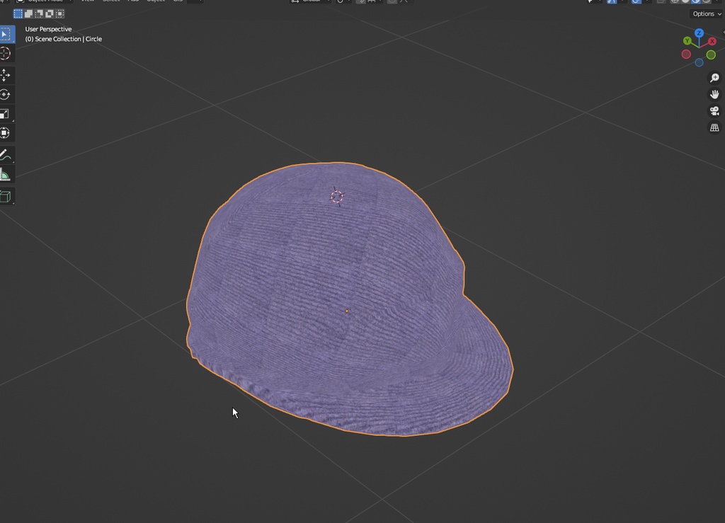 ツバ付きニット帽-knitted hat with brim