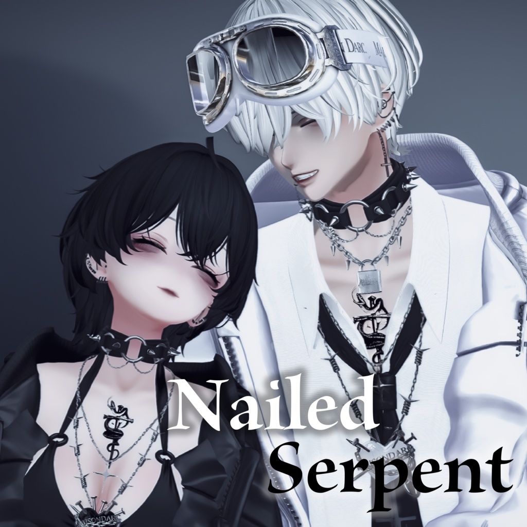 【10アバター対応】Nailed Serpent Tattoo