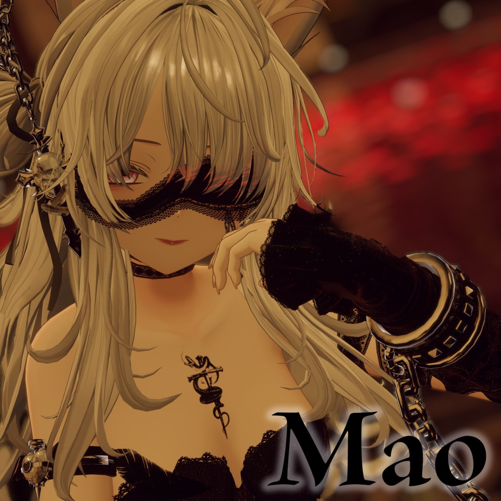 【10アバター対応】Nailed Serpent Tattoo