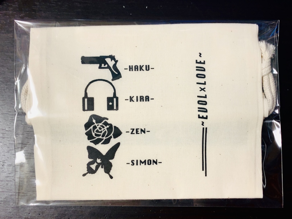 コットン生地 巾着 (恋とプロデューサー)