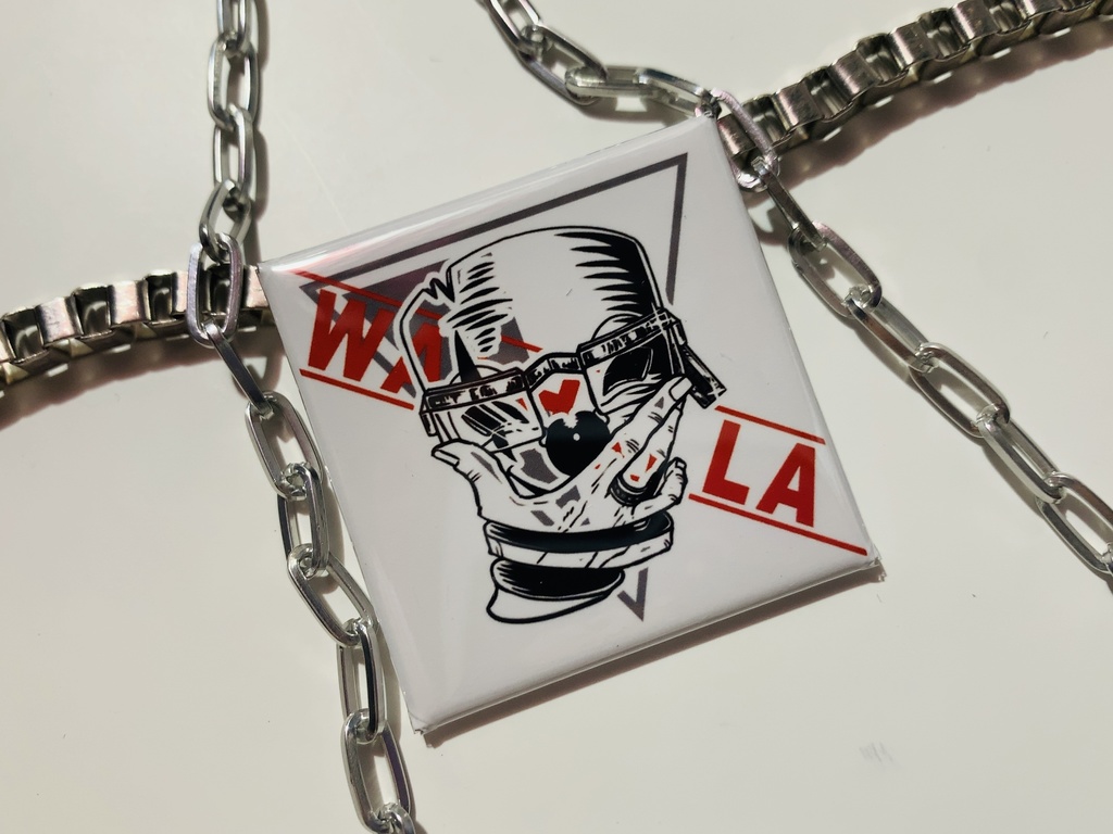 スクエア缶バッジ