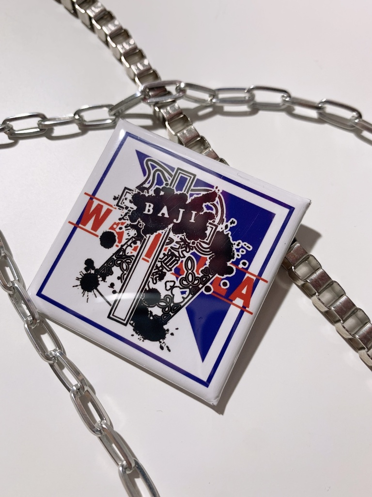 スクエア缶バッジ