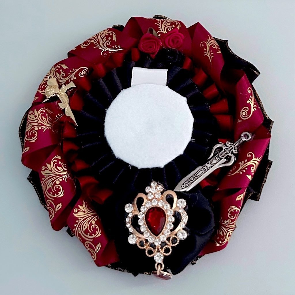 ゴシックロゼット(レッド/ピンク/グリーン/パープル/ブルー)