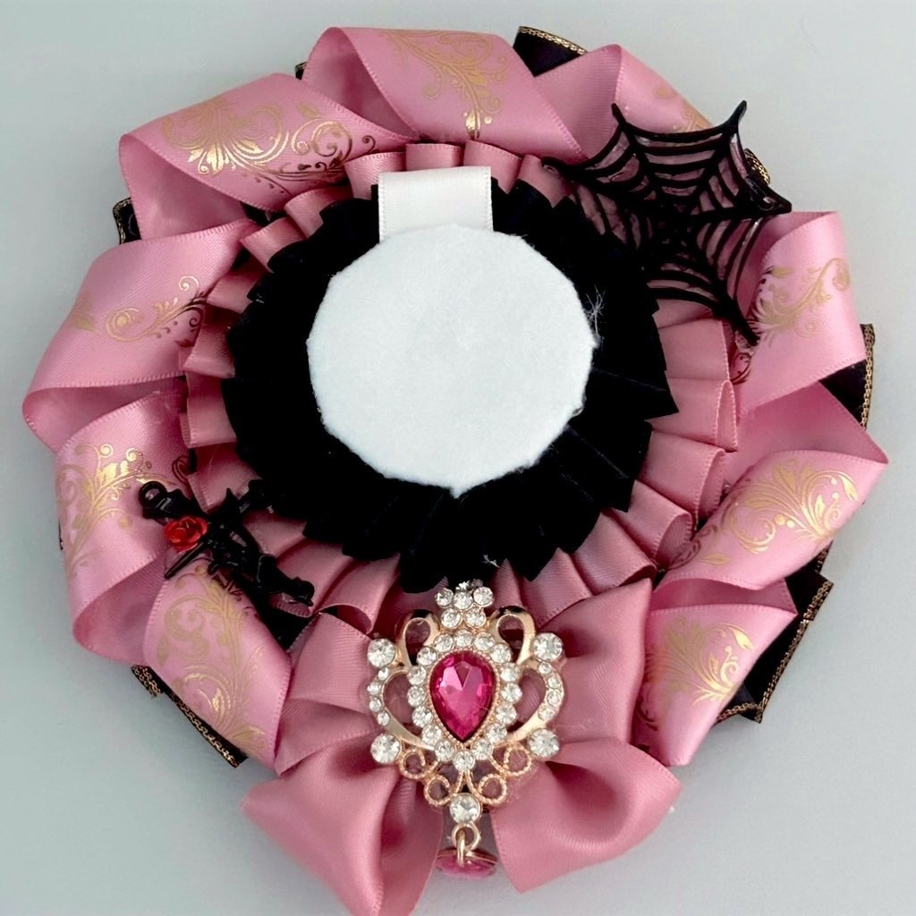 ゴシックロゼット(レッド/ピンク/グリーン/パープル/ブルー)