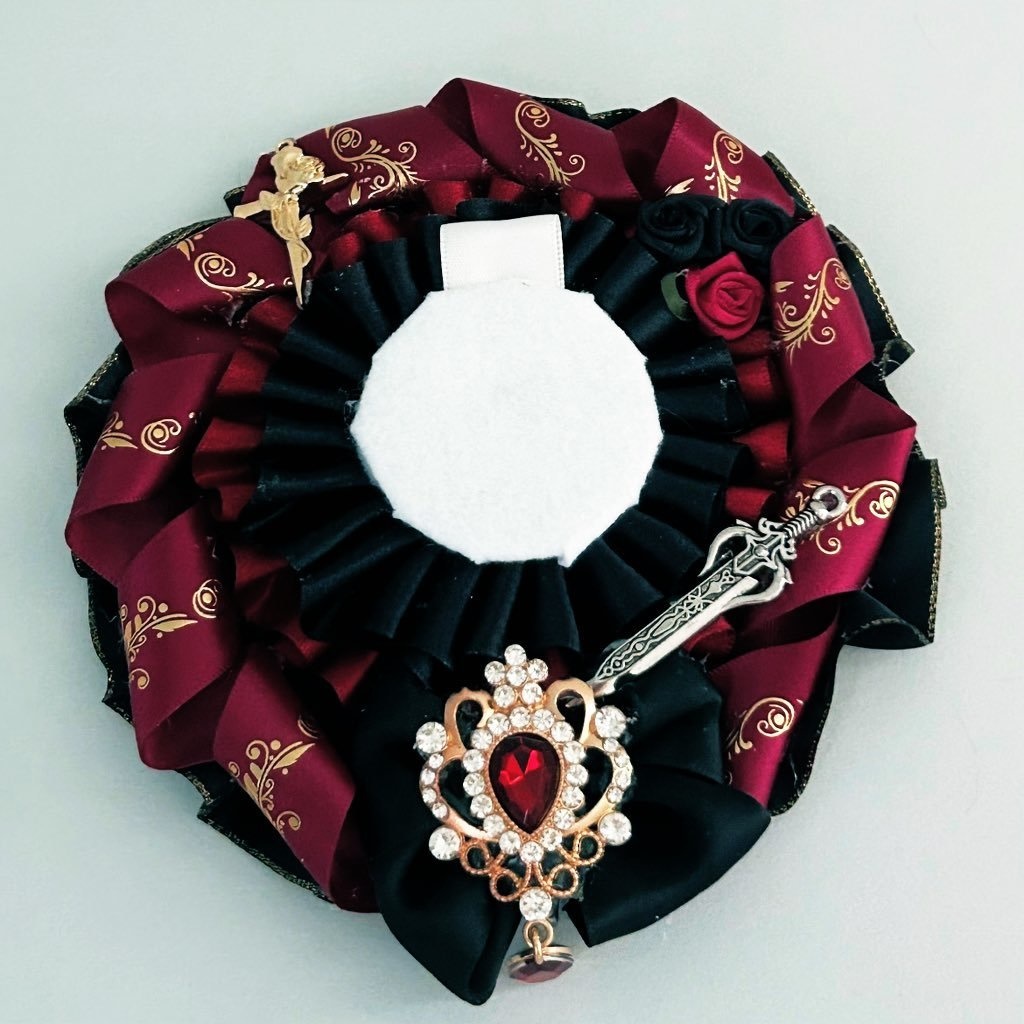 ゴシックロゼット(レッド/ピンク/グリーン/パープル/ブルー)