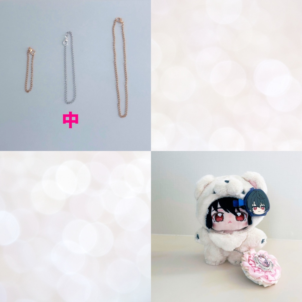 ロゼットとぬいロゼットショルダー