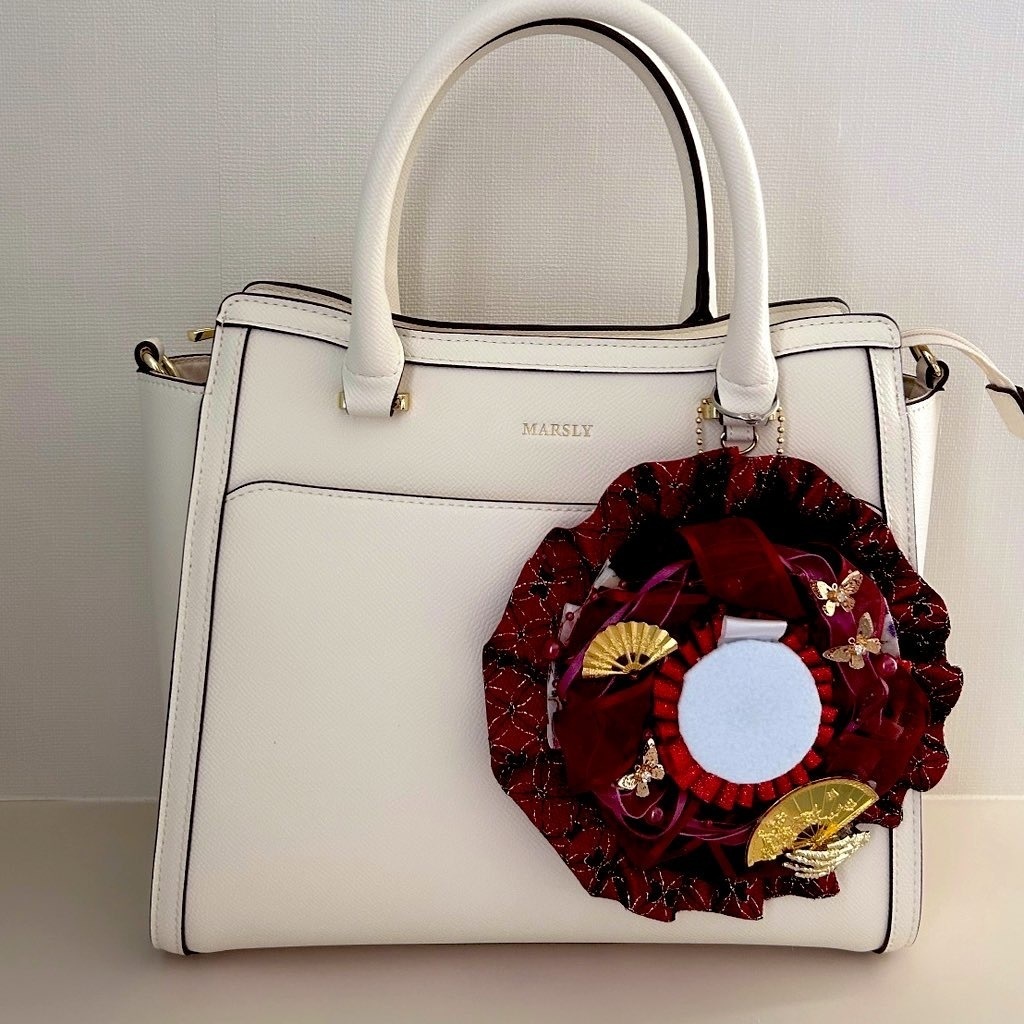 和風ロゼット(レッド/パープル/グリーン/ネイビー)