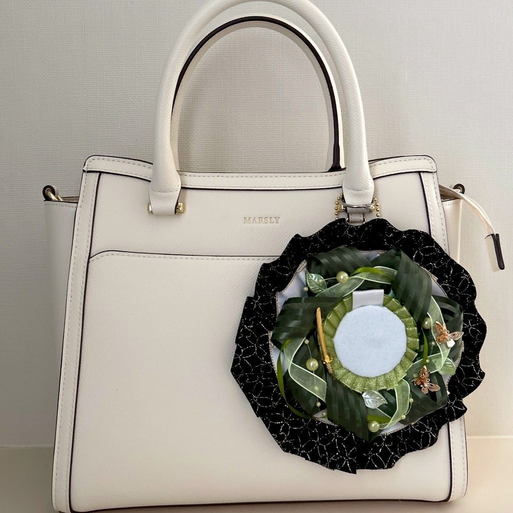 和風ロゼット(レッド/パープル/グリーン/ネイビー)