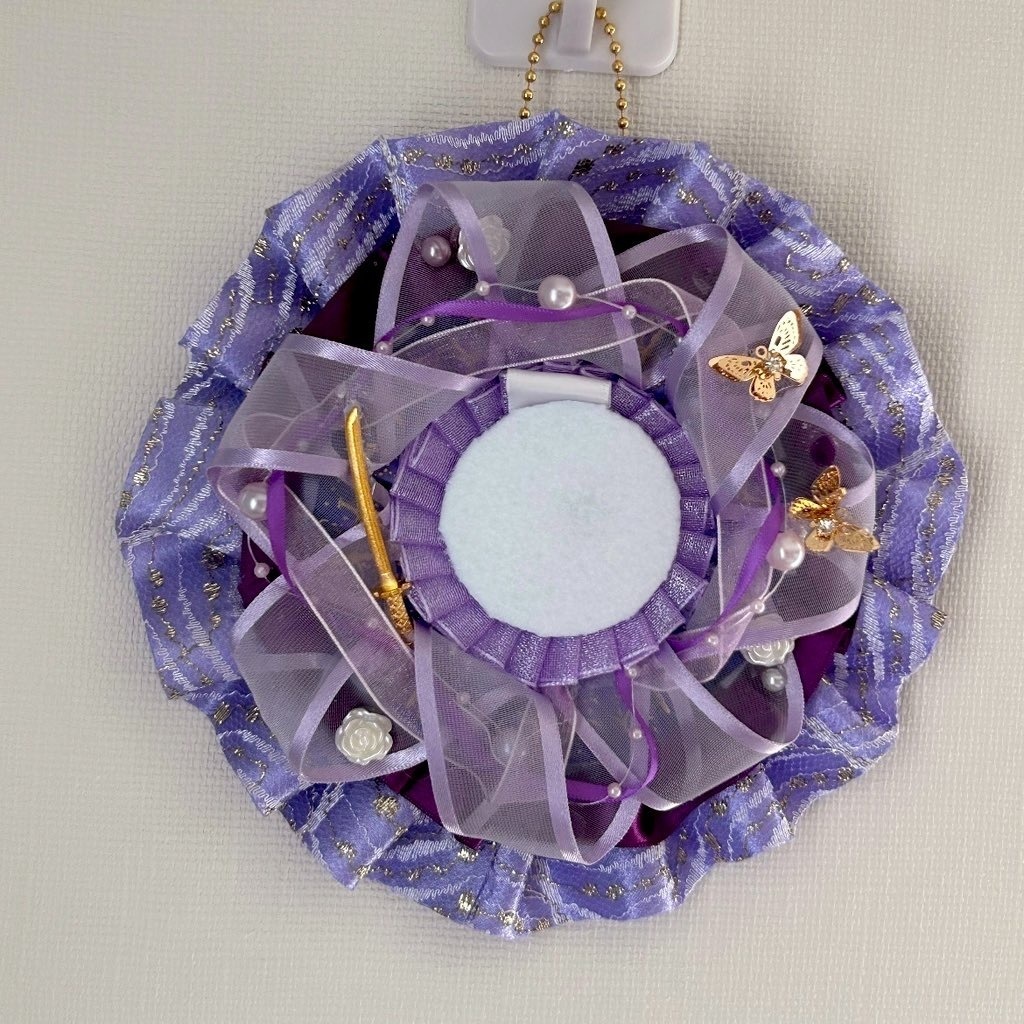 和風ロゼット(レッド/パープル/グリーン/ネイビー)