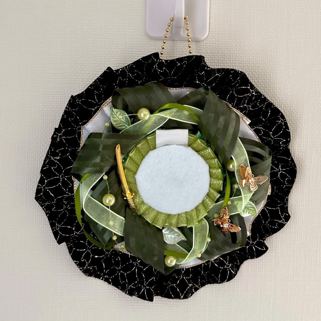 和風ロゼット(レッド/パープル/グリーン/ネイビー)