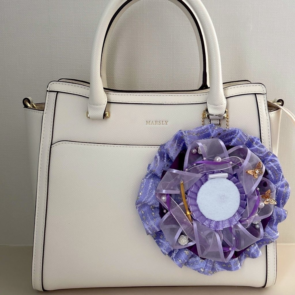 和風ロゼット(レッド/パープル/グリーン/ネイビー)