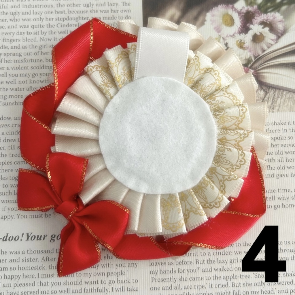 白/レインボー ロゼット