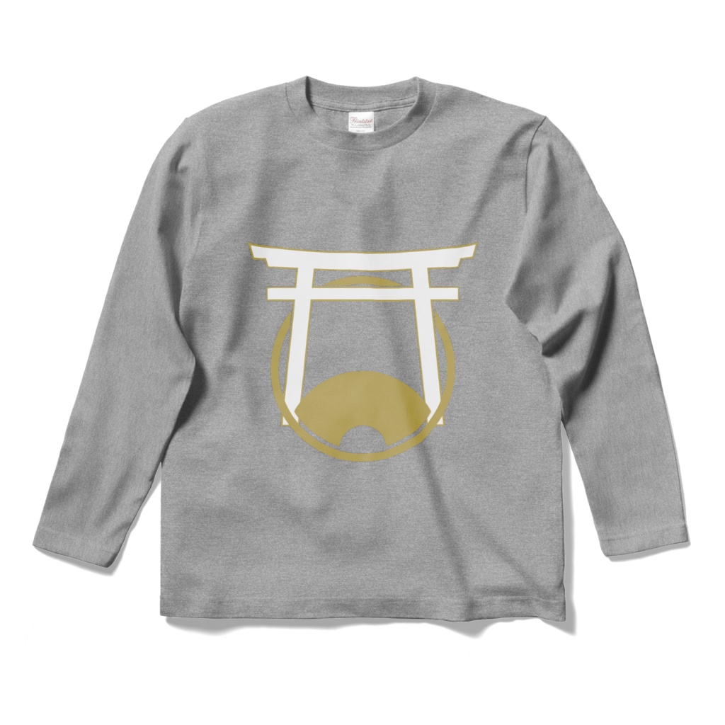 蛇之眼ミヤ　ロゴ入りロングスリープTシャツ