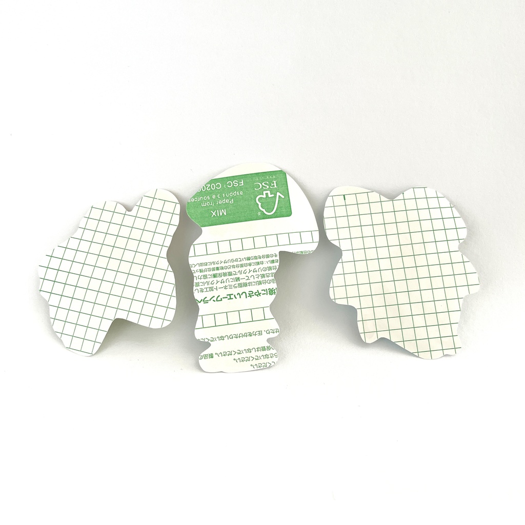 蓄光きのこシール